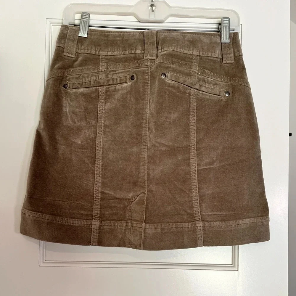 Athleta Washed Velvet Skirt (0)